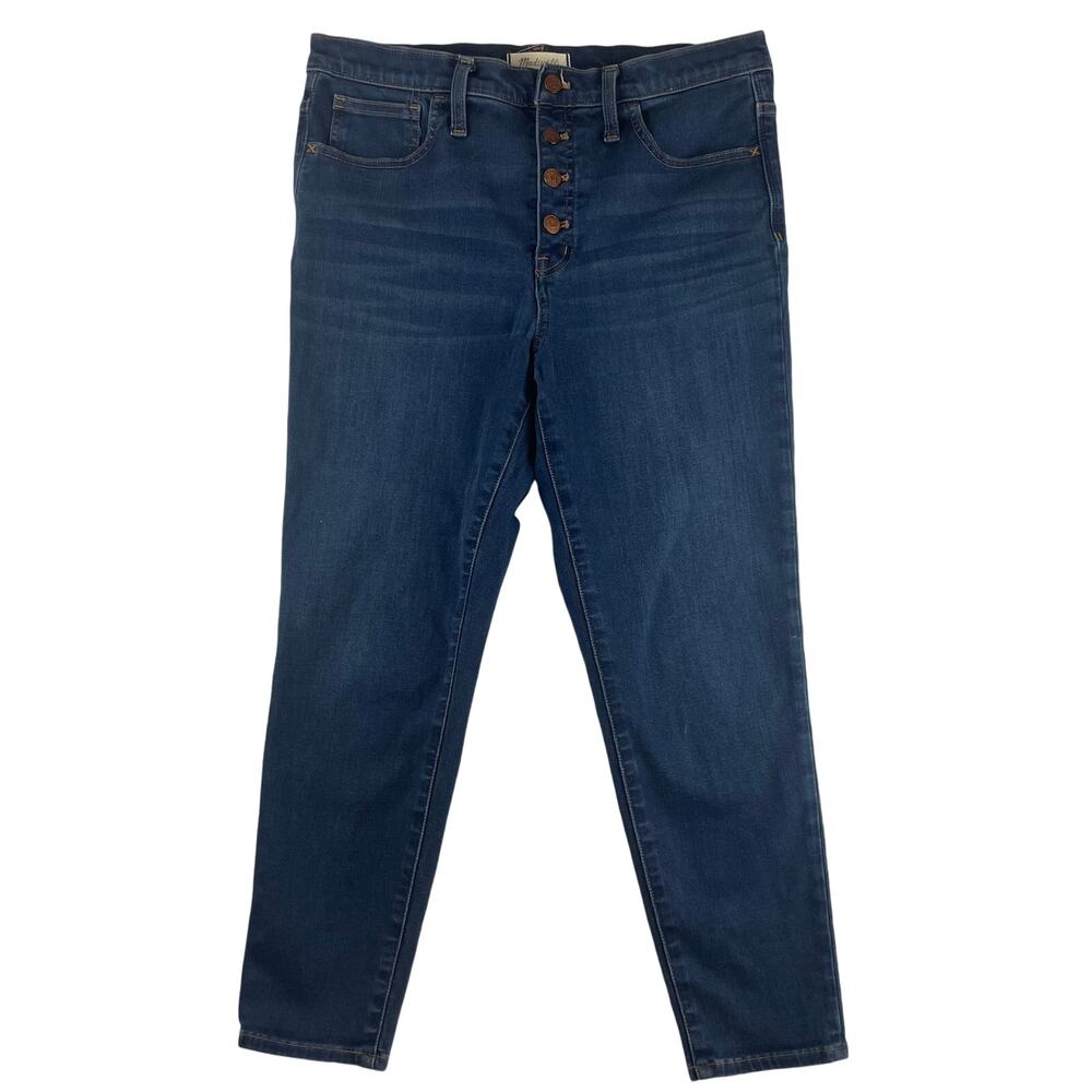 Madewell Button Fly 10” High Rise Skinny SZ 30